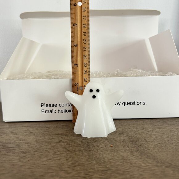 Halloween Ghost Candles Set of 10 - Picture 2 of 4